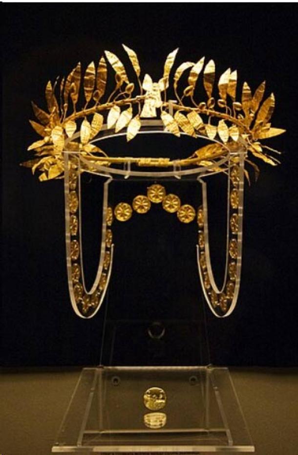 Thracian golden wreath crown. (Public Domain) 