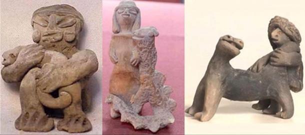 A few humanoid-animal combination figures.
