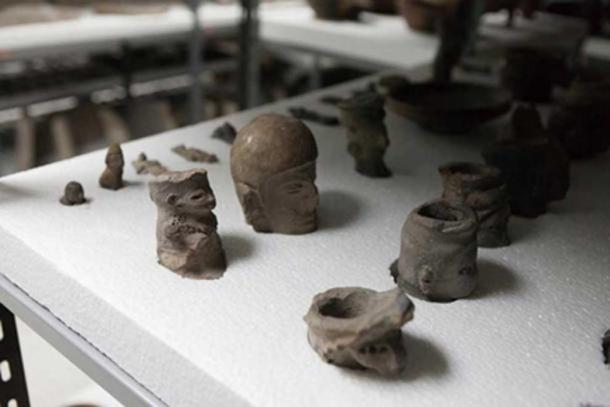 Hundreds of figurines from Father Crespi’s collection.