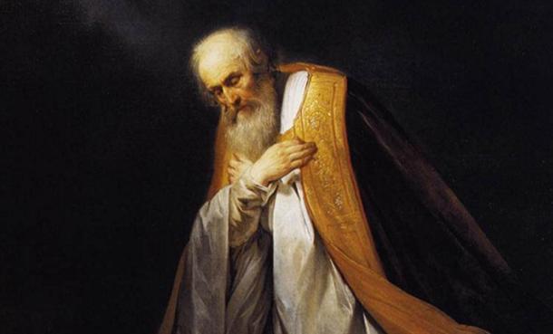 Painting illustrating David, King of Israel.