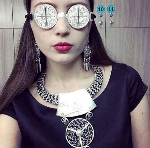 Snow goggles found in burials around Siberia; some of them were made of horse hair, the others of birch bark. Pictures: YakutCostume, The Siberian Times