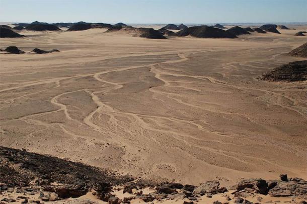 Район Вади Халфа, Нубийская пустыня.