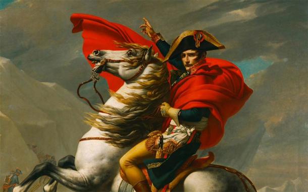 Napoleon Crossing the Alps by Jacques-Louis David, 1802 (Public Domain)