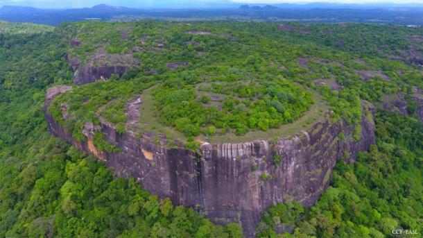 Aerial view of the Danigala Circular (Image © EASL / CCF-Polonnaruwa)