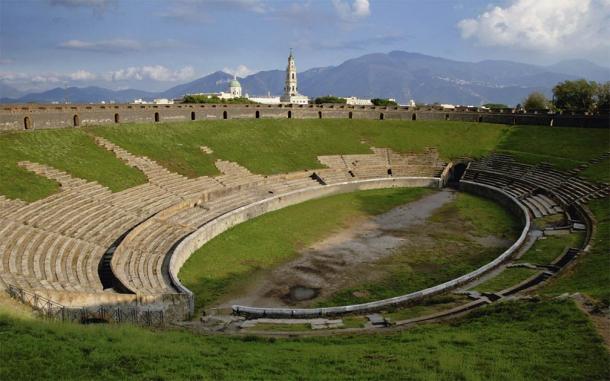 The amphitheater is the oldest and in true Pompeii style, is in a great state of preservation (pwmotion / Adobe Stock)