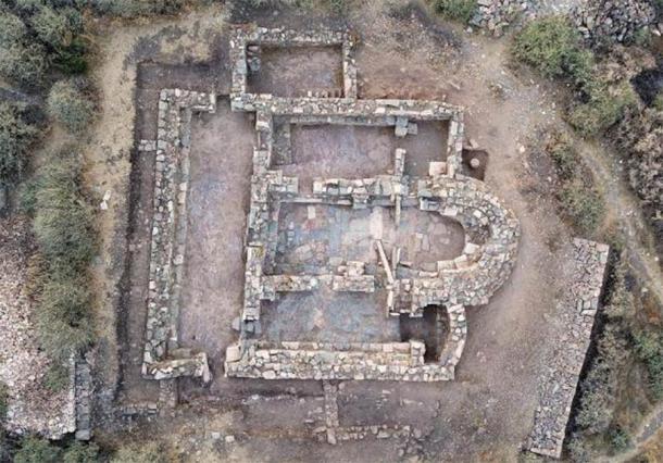 La basílica bizantina temprana encontrada en Vryokastraki. (AMNA/ Ministerio de Cultura de Grecia)
