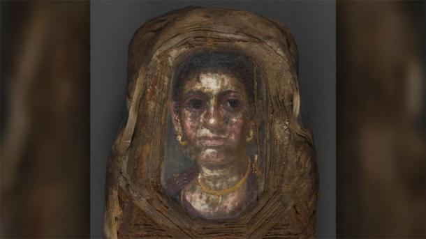 The little girl's mummy portrait is obviously not a little girl, and it's the mystery that still needs to be solved.  (Stuart R. Stock)