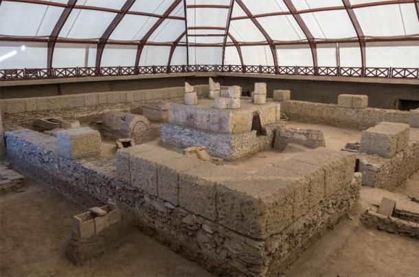 Ruins of an ancient Roman tomb at Viminacium. (smoke666 /Adobe Stock)