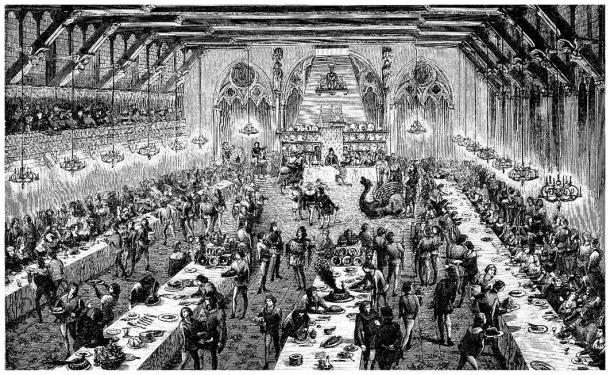 Feast at the French Royal Court (14th century) (Erica Guilane-Nachez/Adobe Stock)
