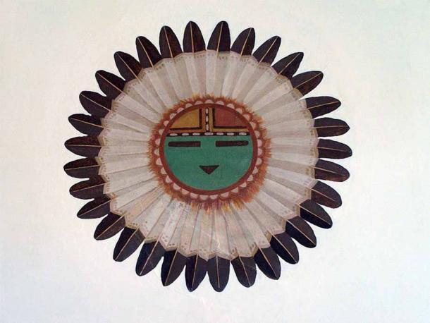 Tawa, the sun spirit and creator in Hopi mythology, by Fred Kabotie (Public Domain)