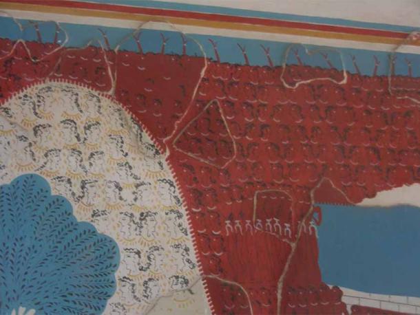 Fresco depicting the audience at Knossos (Image: Courtesy Micki Pistorius)