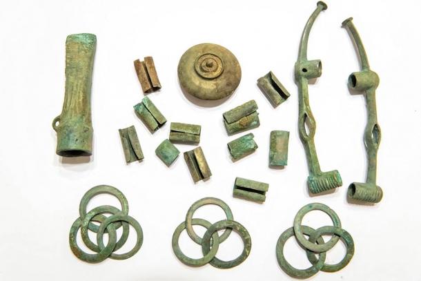 The Scythian harness discovered in Mała Nieszawka in Poland appears to be complete, and only a small part, which was probably made of wood, is missing. (Tytus Żmijewski / PAP)