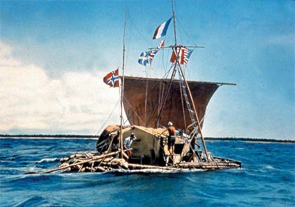 The Kon-Tiki Expedition Across the Pacific Ocean by balsa wood raft (1947). (cesar harada/CC BY NC SA 2.0)