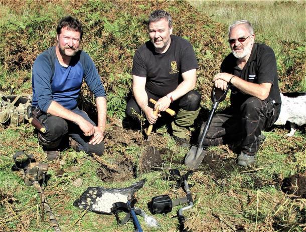 The team from Conflicts of Interest, have permits to metal detect near a ruined croft house, and it is here that they found the Jacobite stash. (Paul Macdonald / Conflicts of Interest)