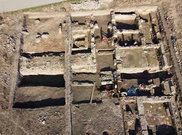 Only a section of the Roman military base near Viminacium has been excavated. (Archaeological Institute in Belgrade)