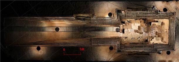 One of the tombs recently uncovered in the area where Emperor Liu Zhi’s tomb was located 