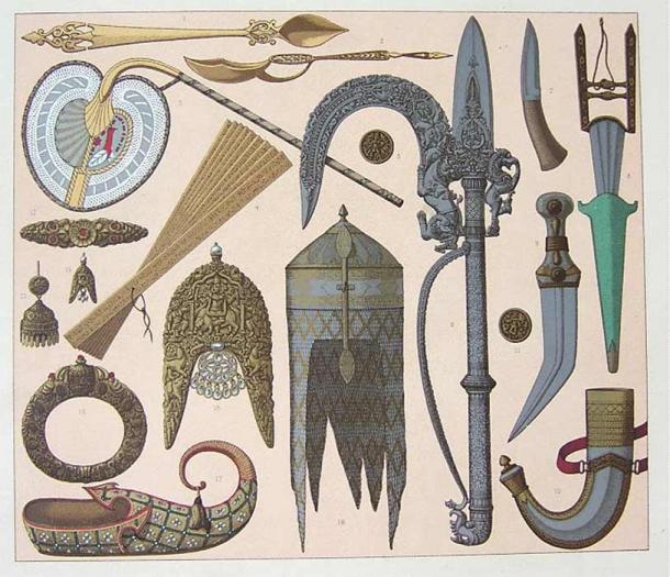 Antique steel hook used by elephant riders of the empire of the Great Mogul (Public Domain)