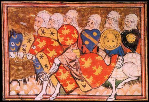 Saladin's troops (Public Domain)
