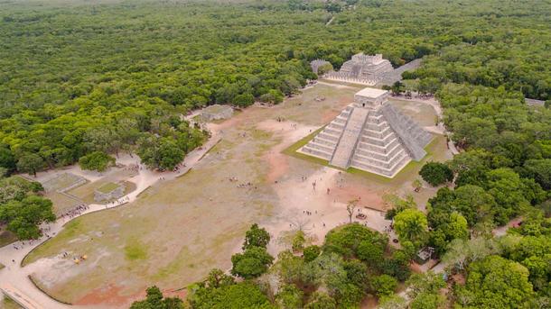 Aerial view of Chichen Itza, UNESCO World Heritage site. (Dronepicr / CC BY 3.0)