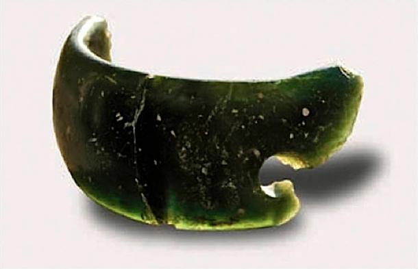 Denisovan bracelet found in the Denisova Cave, Siberia, and thought to be at least 50,000 years old. (Siberian Times)