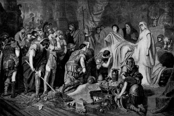 Farewell to Alexander the Great, by Karl von Piloty (1886) (Public Domain)