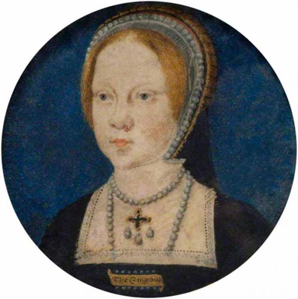 Mary, aged six, engaged to the Emperor Charles V (Public Domain)