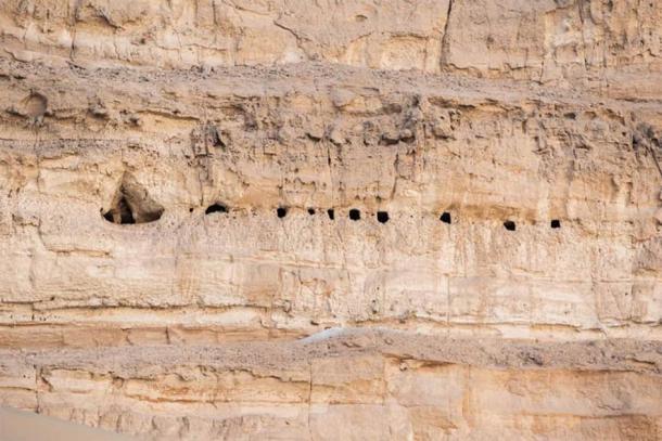 Tombs were often dug high up on cliff faces for protection against theft and sabotage. (Ministry of Tourism and Antiquities)