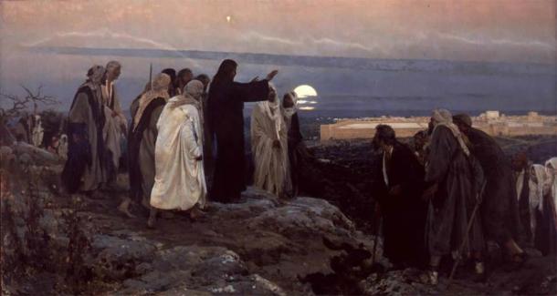 “Jesus weeps over Jerusalem” by Enrique Simonet (1892). (Public Domain)