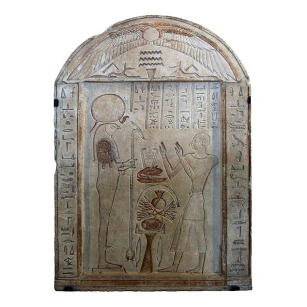 Imenirdis worshiping Ra-Atum, a god said to be the repository of sacred knowledge. (Rama / CC BY-SA 3.0)