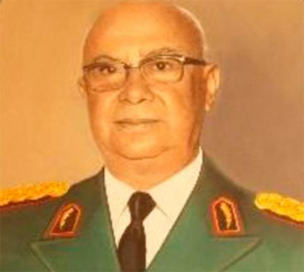 Major Samaniego of Paraguay pictured in 1948, the military official who helped Fritz Berger in his investigation of Vikings in South America . (Public domain)