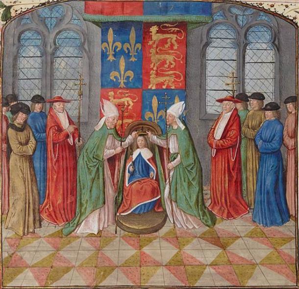 King Henry VI of England, was the only son of Catherine of Valois and Henry V. He was crowned King of France in 1431 at just 10 year of age. (Public domain)