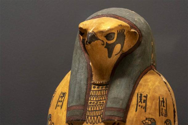 A wooden representation of Horus. (Andrea Izzotti / Adobe Stock)