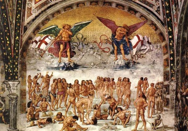 ‘Resurrection of the Flesh’ (circa 1499-1502) by Luca Signorelli. (Public Domain)