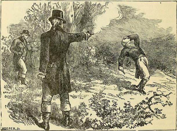 The husband of Eliza Hamilton, Alexander Hamilton, famously died in a duel with Aaron Burr, a full 50 years before her death. (Public domain)
