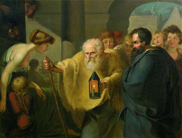 ‘Diogenes Looking for an Honest Man’ (1780s) by Johann Heinrich Wilhelm Tischbein. (Public Domain)