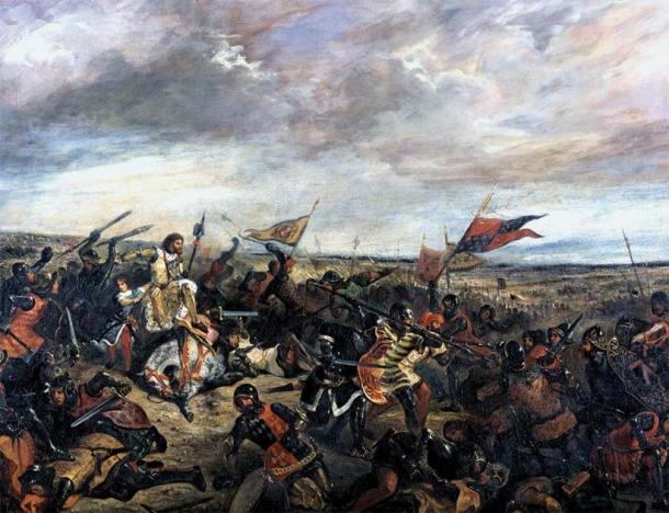 King John at the Battle of Poitiers by Eugène Delacroix. (Public Domain)