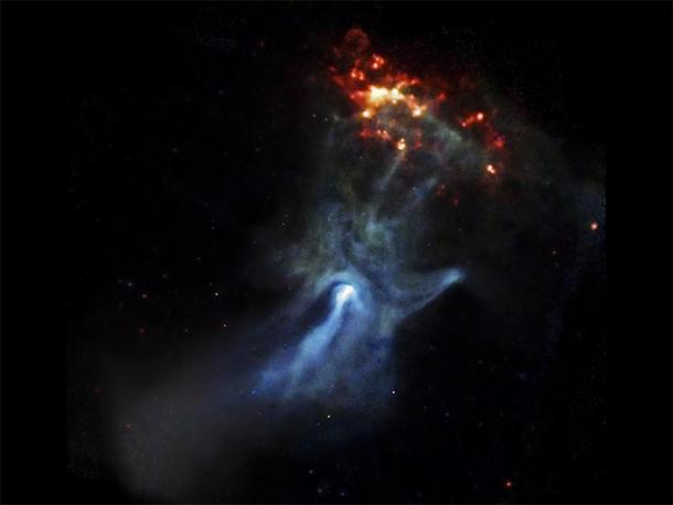 A young pulsar shows its hand. (NASA)