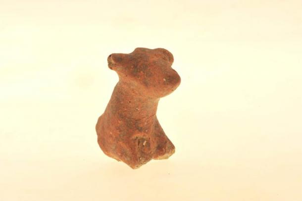 The ‘Lady of Zominthos’ has been found in Room 65, among other idols. (AIA)