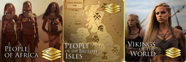 People of Africa (Ancient Origins), People of the British Isles (Ancient Origins), Vikings of the World (Ancient Origins)