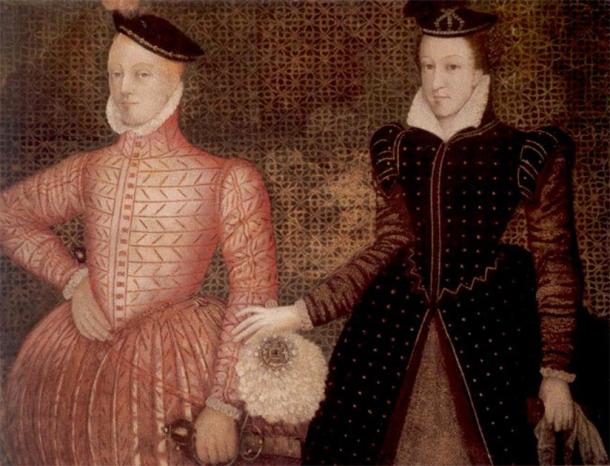 Mary, Queen of Scots, and her second husband Henry Stuart, Lord Darnley, parents of King James VI of Scotland, later King James I of England. (Public Domain)