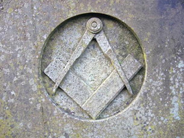 Masonic logo. (Public Domain)
