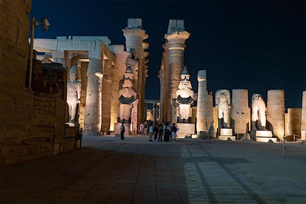 Statues of Ramesses II at the Luxor Temple. Photo taken on a recent Ancient Origins trip to Egypt. (Courtesy of Ioannis Syrigos)