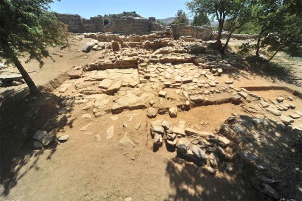 Newly discovered Rooms 66, 67,69 ,70, separated by a narrow corridor is located still northern from Room 65. These rooms are luxurious as their floors shows. (AIA)