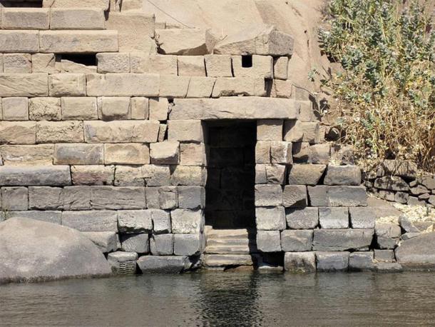 Nilometer on the southeast side of Elephantine Island in Aswan, Egypt. (Olaf Tausch / CC BY 3.0)