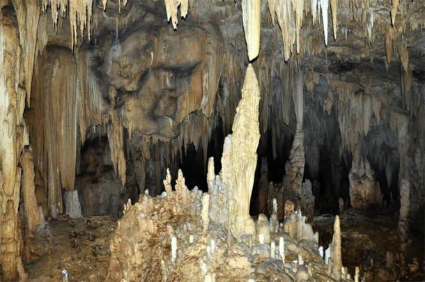 A stalagmite taken from the Yok Balum cave in Belize helped researchers determine amounts of rainfall during various periods of the Maya civilization. This pointed towards climate change problems, which is now the most popular explanation for what happened to the Maya. (Douglas Kennett / Penn State University)