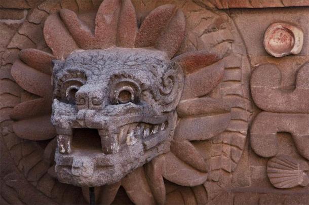 Quetzalcoatl head at Teotihuacan. (Josue /Adobe Stock)