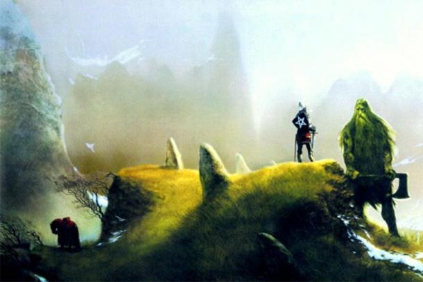 The Green Knight waits for Gawain with an axe. (GR L / CC BY-NC-SA 2.0)