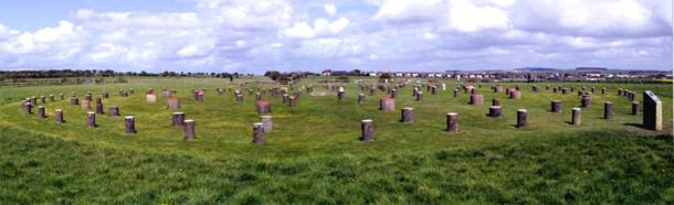 Woodhenge monument, south of Durrington Walls, as it looks today. Did its rings of posts function as a generator of sound? (Image: CC BY-SA 2.0)