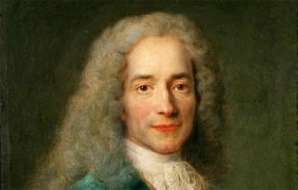 Portrait of François-Marie Arouet aka Voltaire by Nicolas de Largillière, c. 1724 (Public Domain)