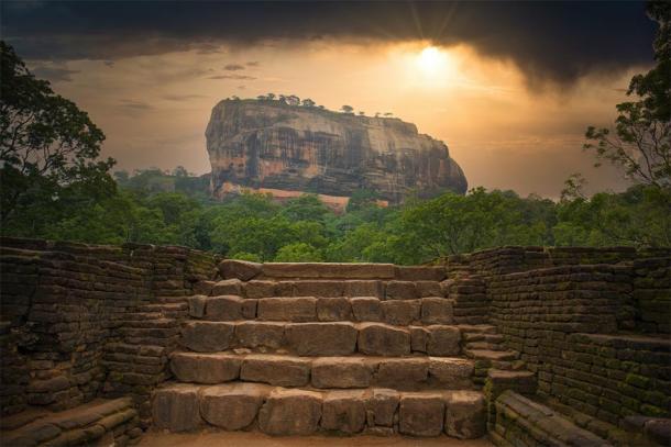 Shot from distance of Sigiriya in Sri Lanka. (Christian / Adobe stock)
